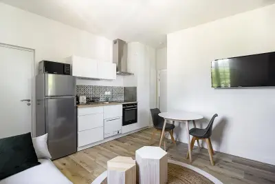 Coin cuisine d'un appartement standard