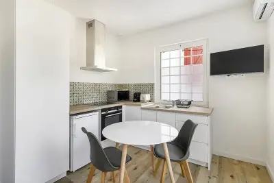 Cuisine équipée du studio