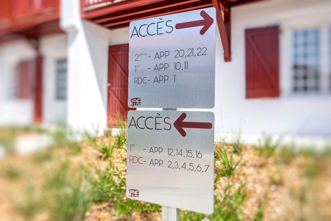 Signalétiques de la résidence